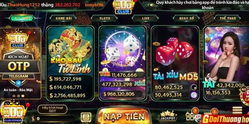 Giới Thiệu hitclub 2 Giới thiệu Hitclub với những ưu điểm vượt trội